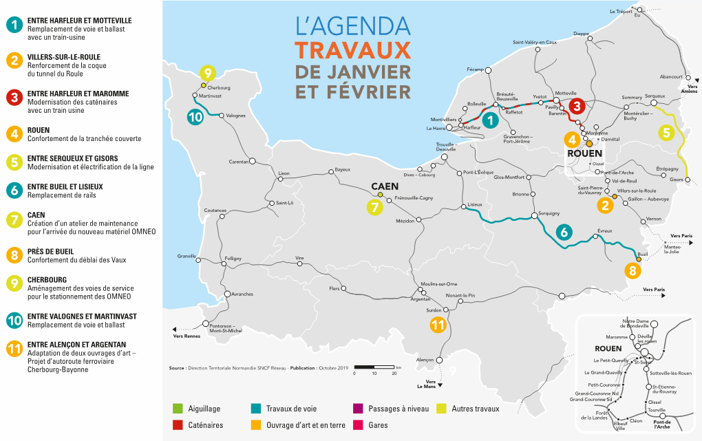 SNCF Agenda Travaux