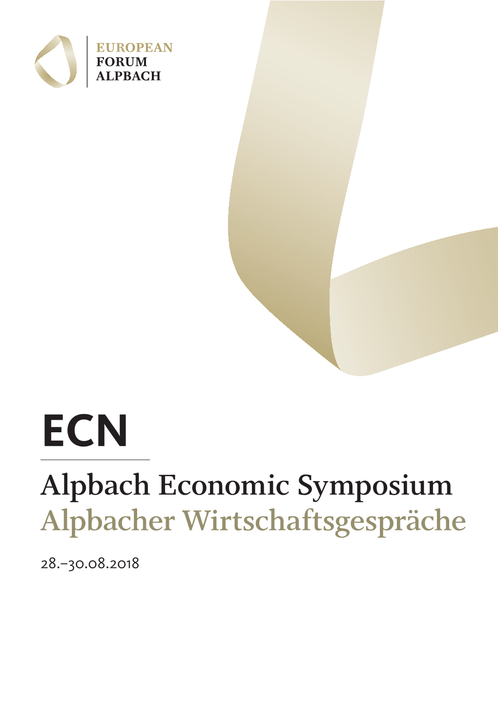 Alpbach Economic Symposium Alpbacher Wirtschaftsgespräche