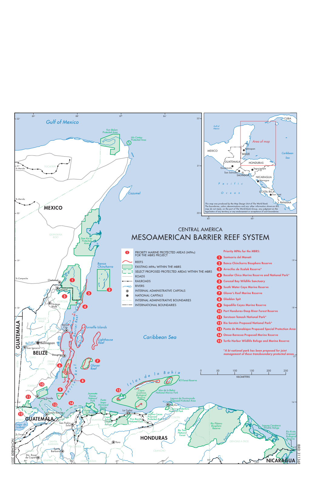 MESOAMERICAN BARRIER REEF SYSTEM Area