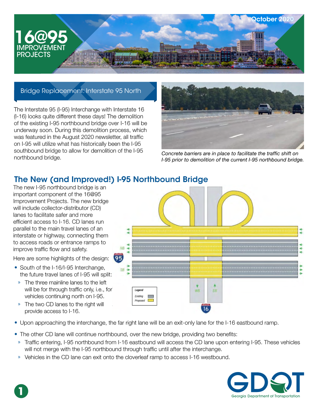 I-95 Northbound Bridge Over I-16 Will Be Underway Soon