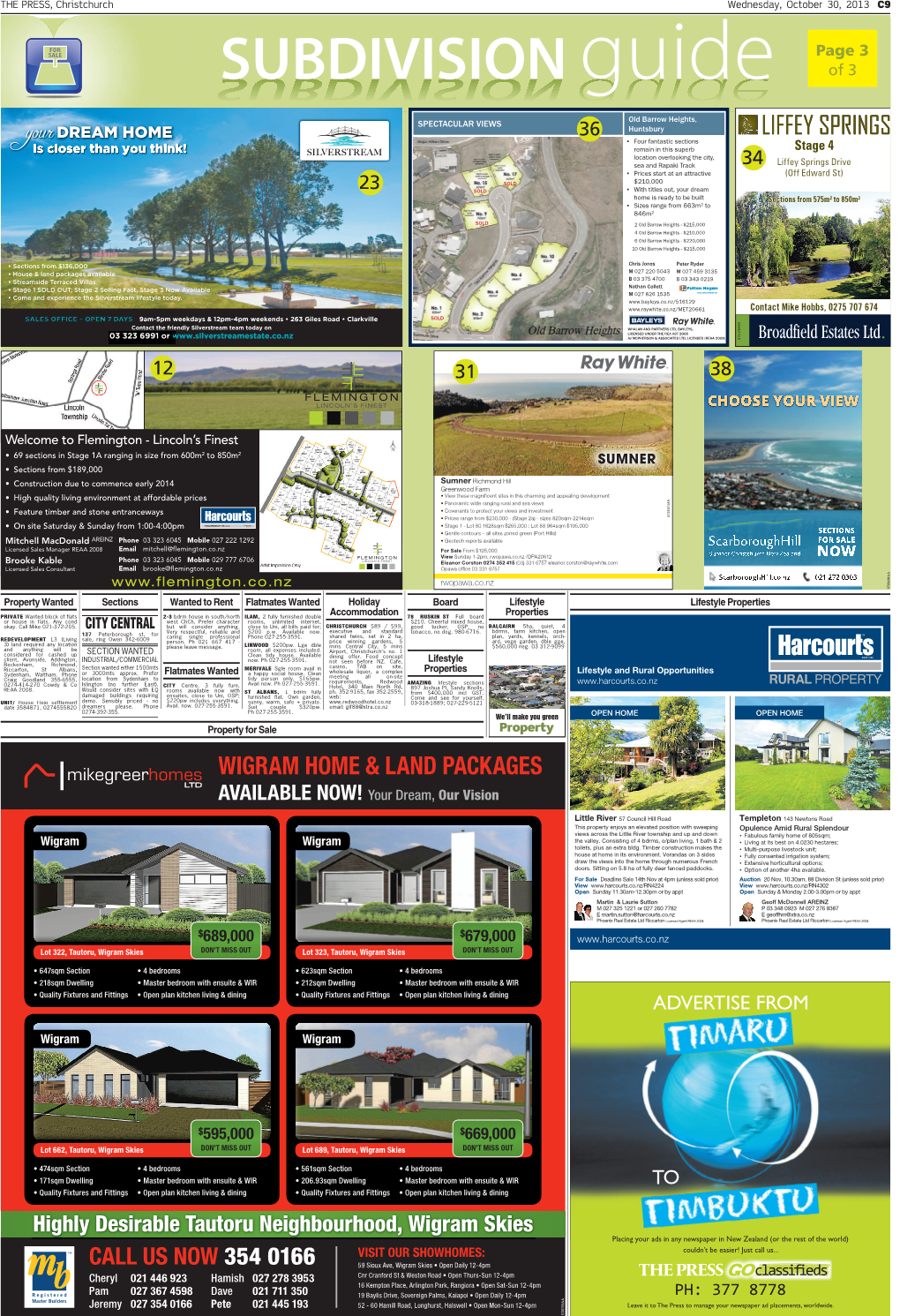 Wigram Home & Land Packages