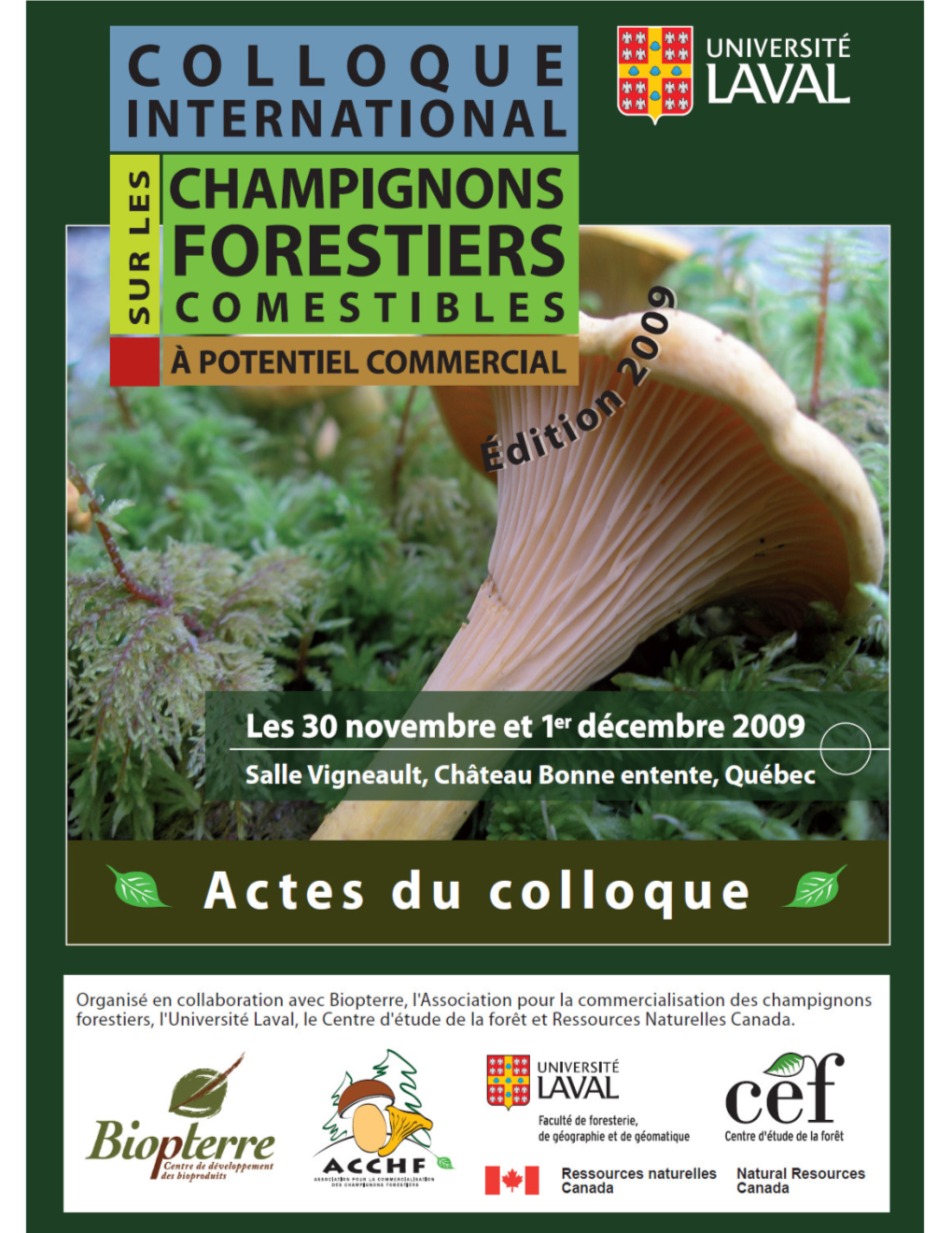 Écologie Et Distribution Des Champignons Forestiers Comestibles En Gaspésie