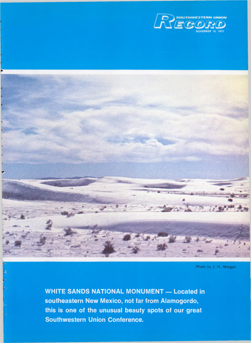 WHITE SANDS NATIONAL MONUMENT — Located In