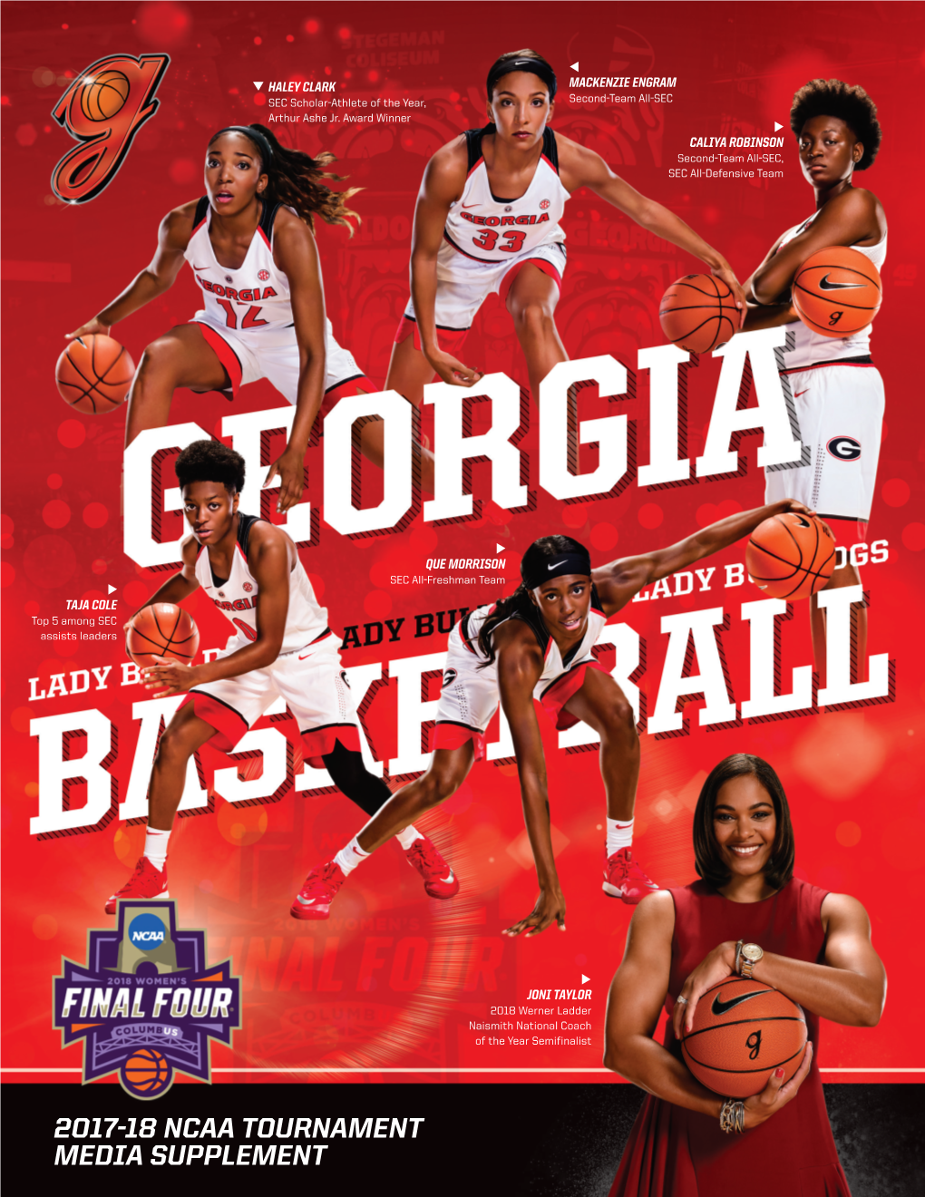 2017-18 Ncaa Tournament Media Supplement 2017-18 Georgia Lady Bulldogs