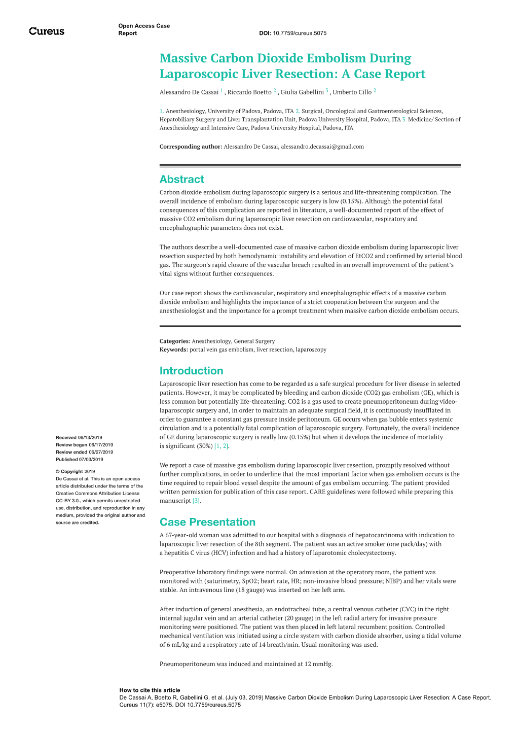 20618-Massive-Carbon-Dioxide-Embolism-During-Laparoscopic-Liver-Resection-A-Case-Report.Pdf