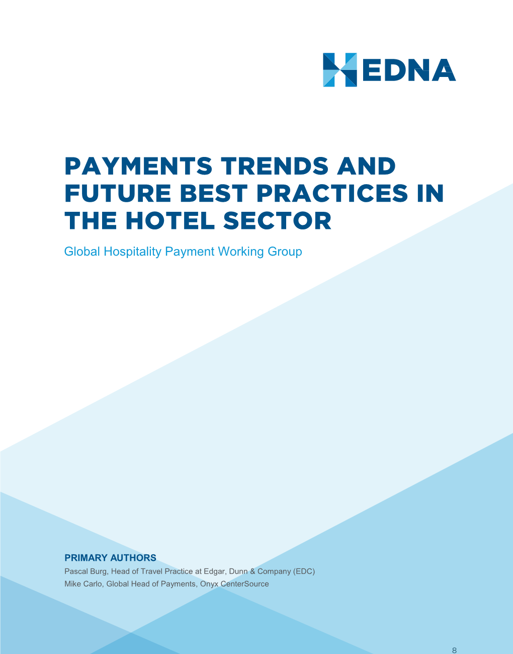 Payments Trends and Future Best Practices in the Hotel Sector