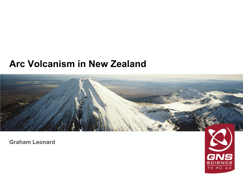 Arc Volcanism in New Zealand