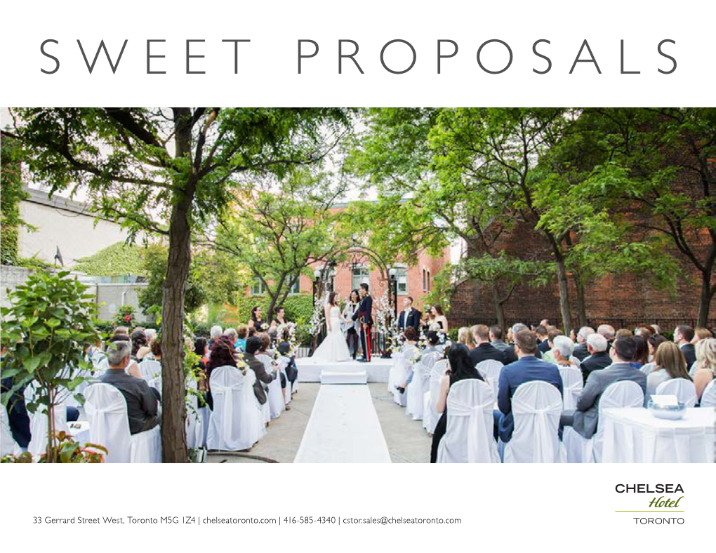 Sweet Proposals
