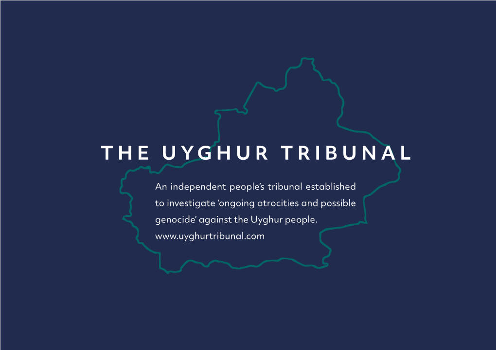 The Uyghur Tribunal