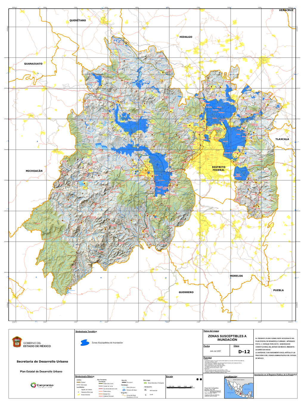 Zonas Susceptibles a Inundación