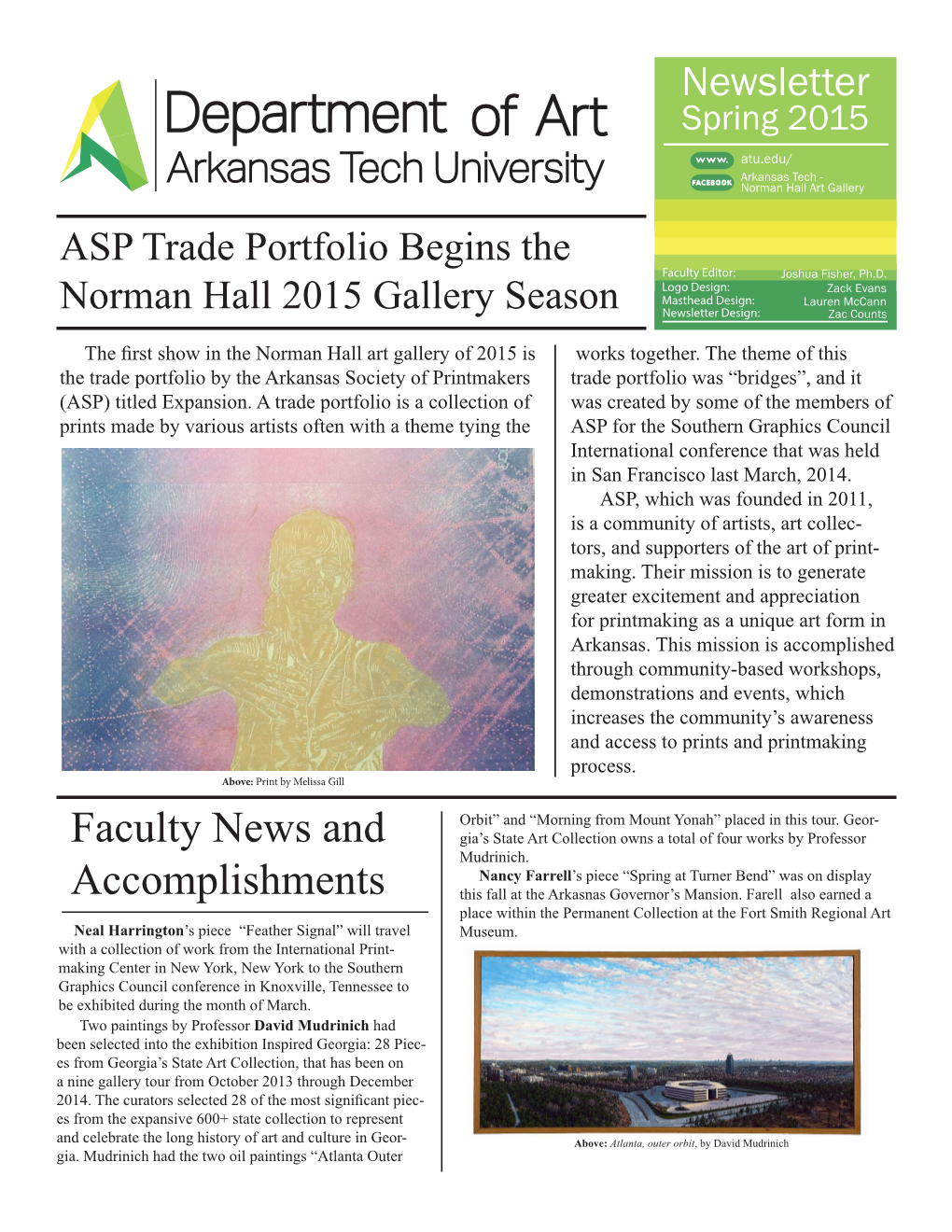 Faculty News and Accomplishments
