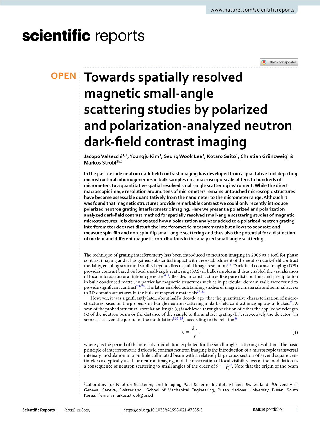 Towards Spatially Resolved Magnetic Small-Angle Scattering Studies By