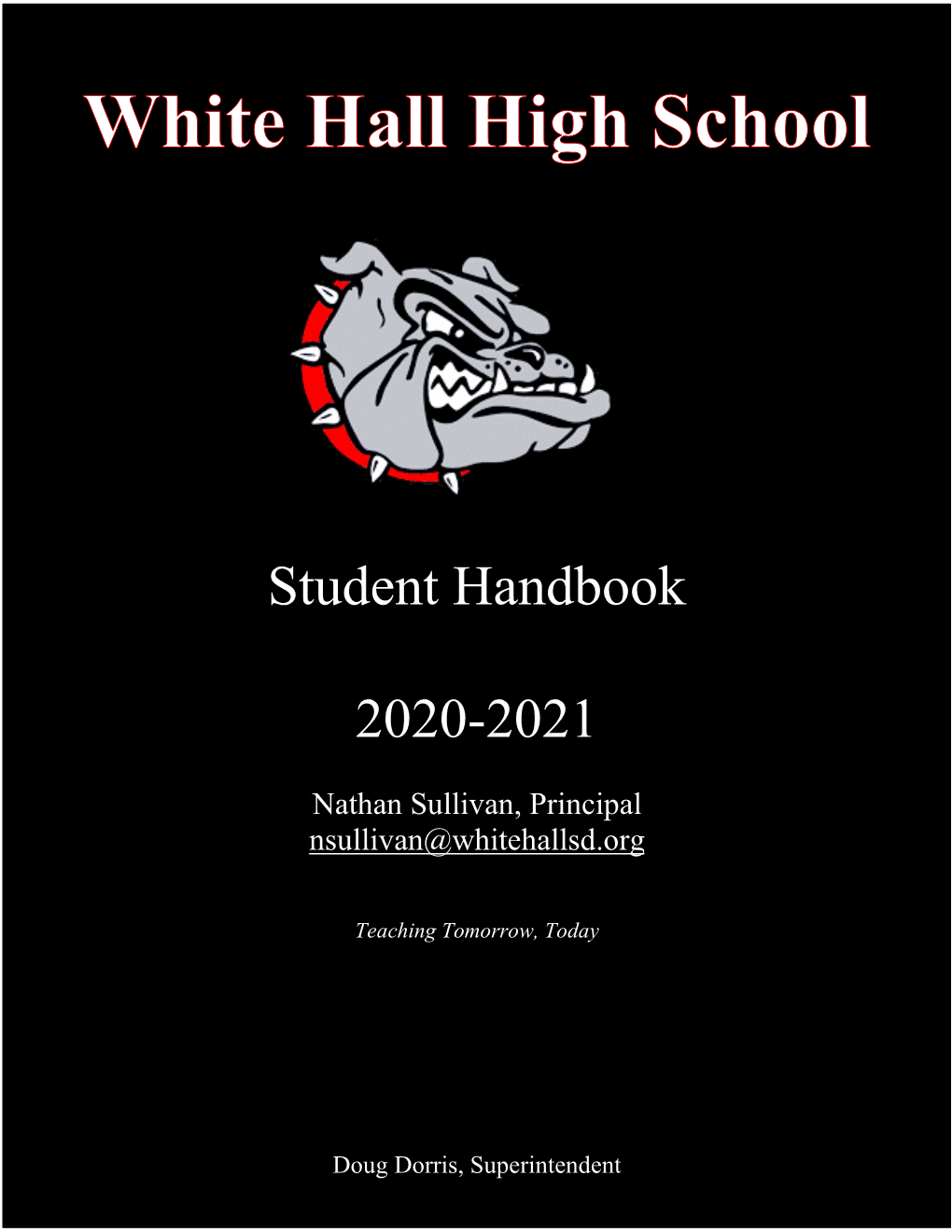 2020-2021 White Hall High School Handbook