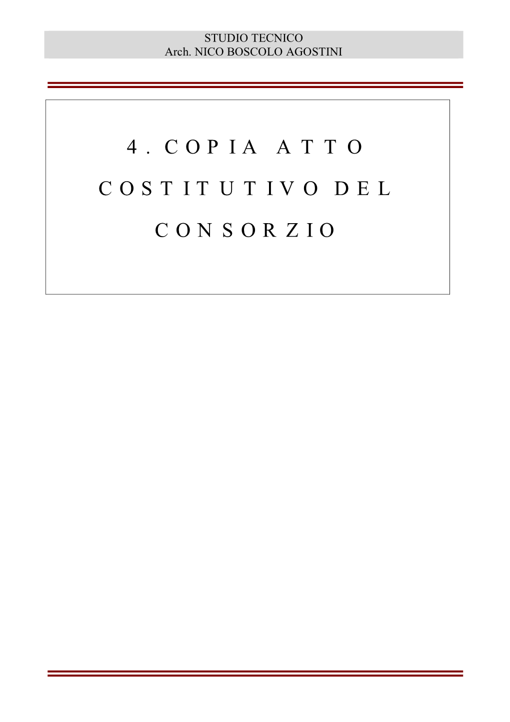 4. Copia Atto Costitutivo Del Consorzio