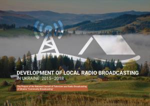 The Dynamics of FM Frequencies Allotment for the Local Radio Broadcasting