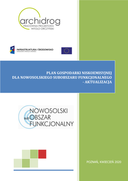 Plan Gospodarki Niskoemisyjnej Dla Nowosolskiego Subobszaru Funkcjonalnego - Aktualizacja
