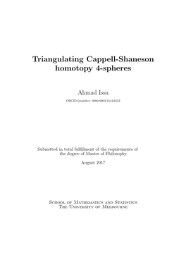 Triangulating Cappell-Shaneson Homotopy 4-Spheres
