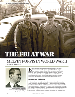 MELVIN PURVIS in WORLD WAR II by Gilberto Villahermosa