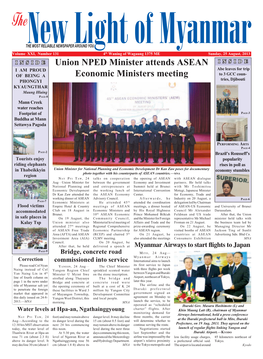 Union NPED Minister Attends ASEAN Economic Ministers Meeting