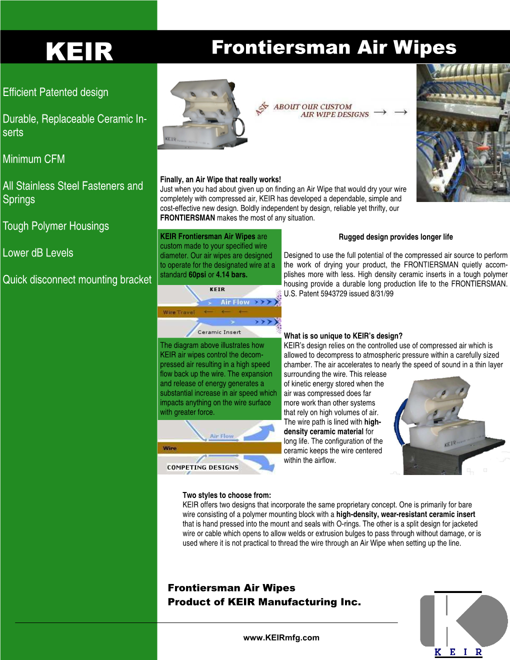 Air Wipe Brochure