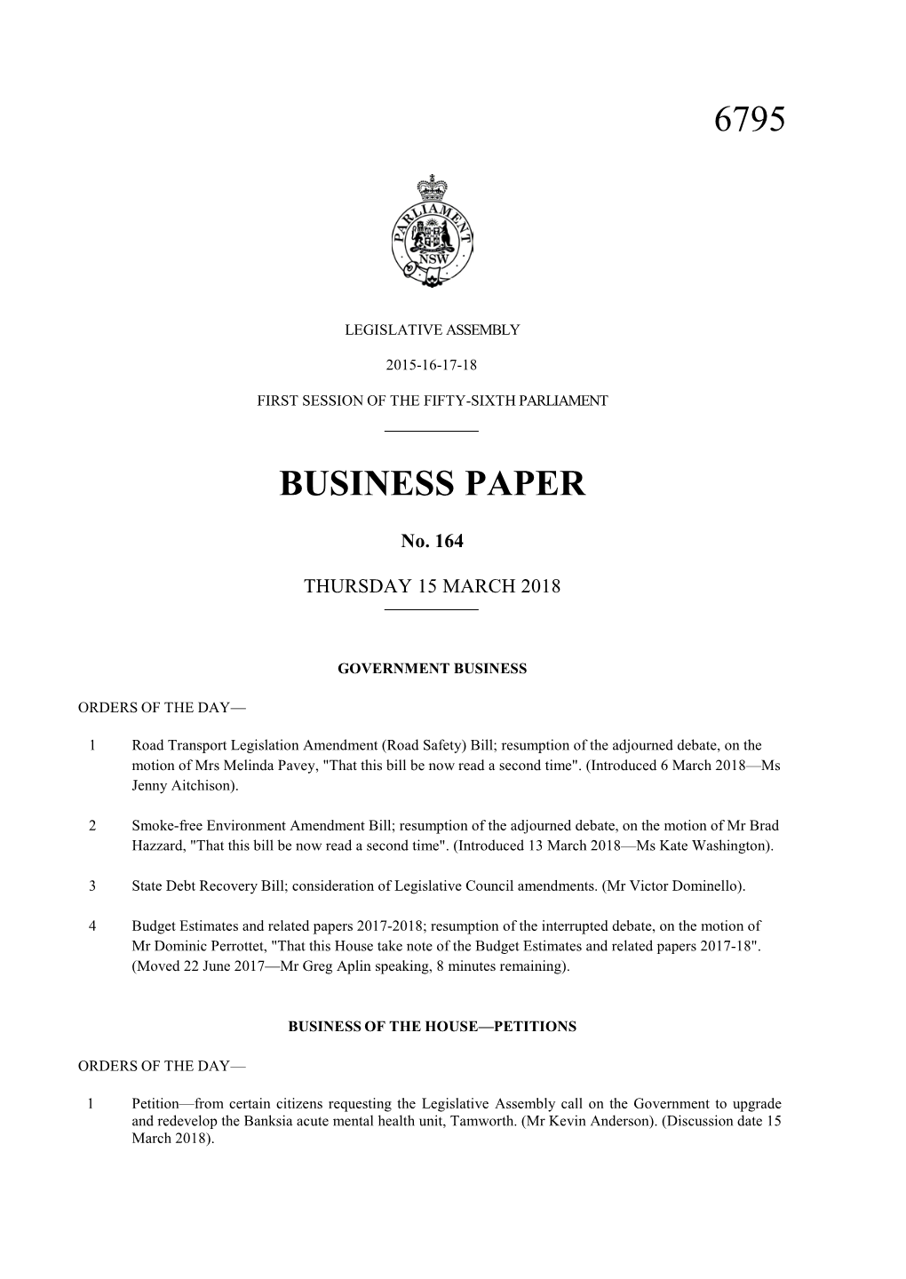 6795 Business Paper
