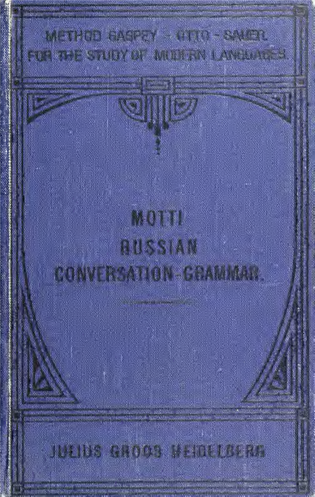 Russian Conversation-Grammar