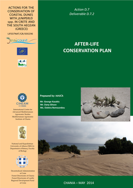 After-Life Conservation Plan