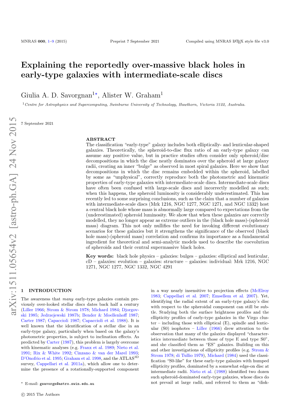 Explaining the Reportedly Over-Massive Black Holes in Early-Type Galaxies with Intermediate-Scale Discs