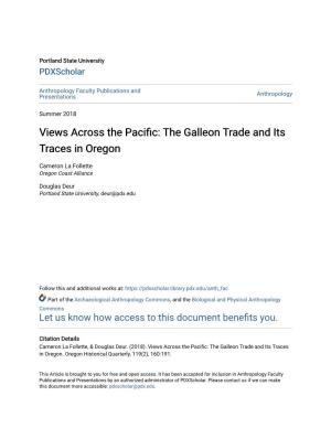 Views Across the Pacific: the Galleon Trade and Its Traces in Oregon