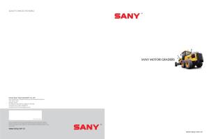 Sany Motor Graders