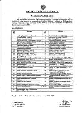 Syllabus of B.Mus.(Hons.) in Hindustani Music(Vocal)