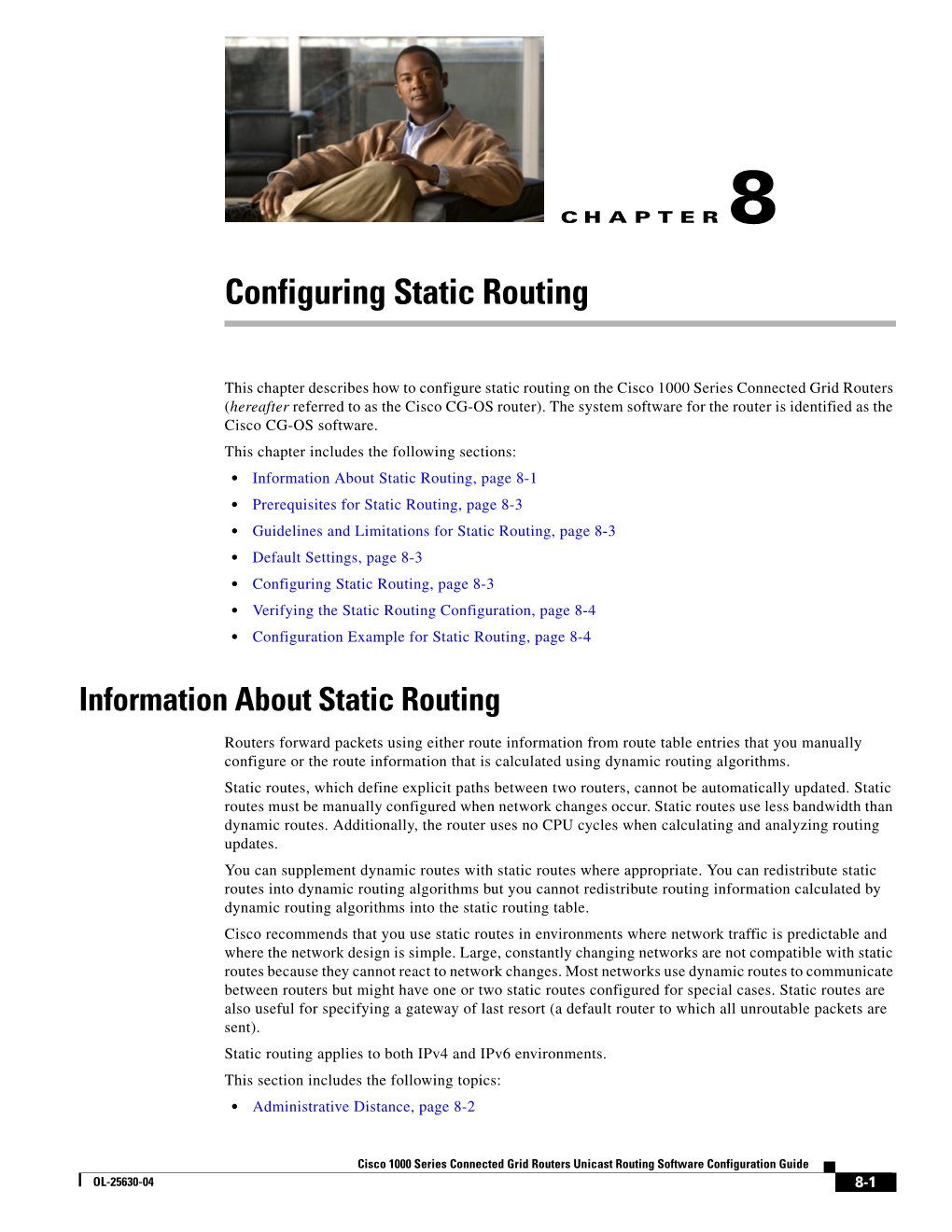 Configuring Static Routing