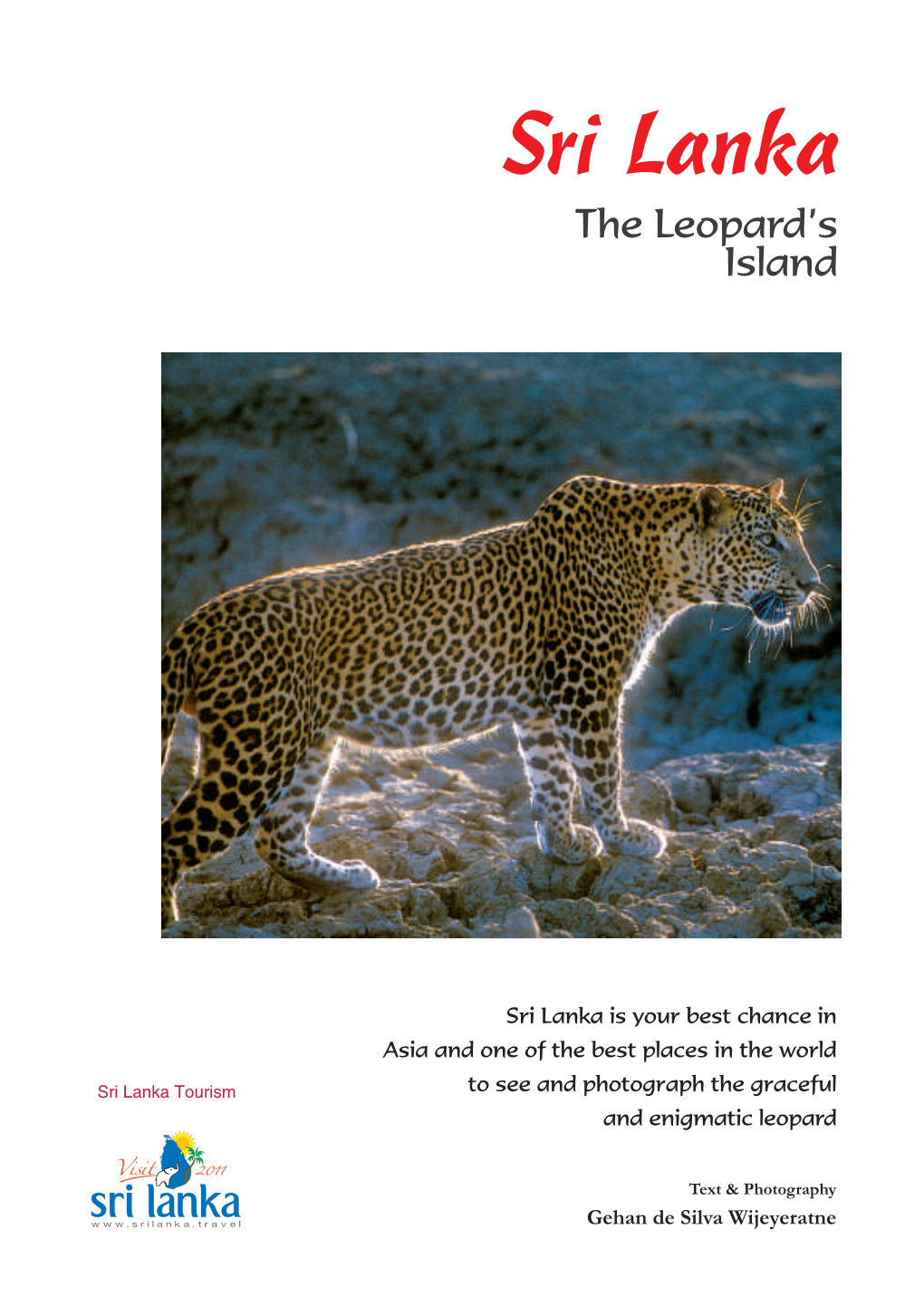 Sri Lanka the Leopard's Island.Cdr
