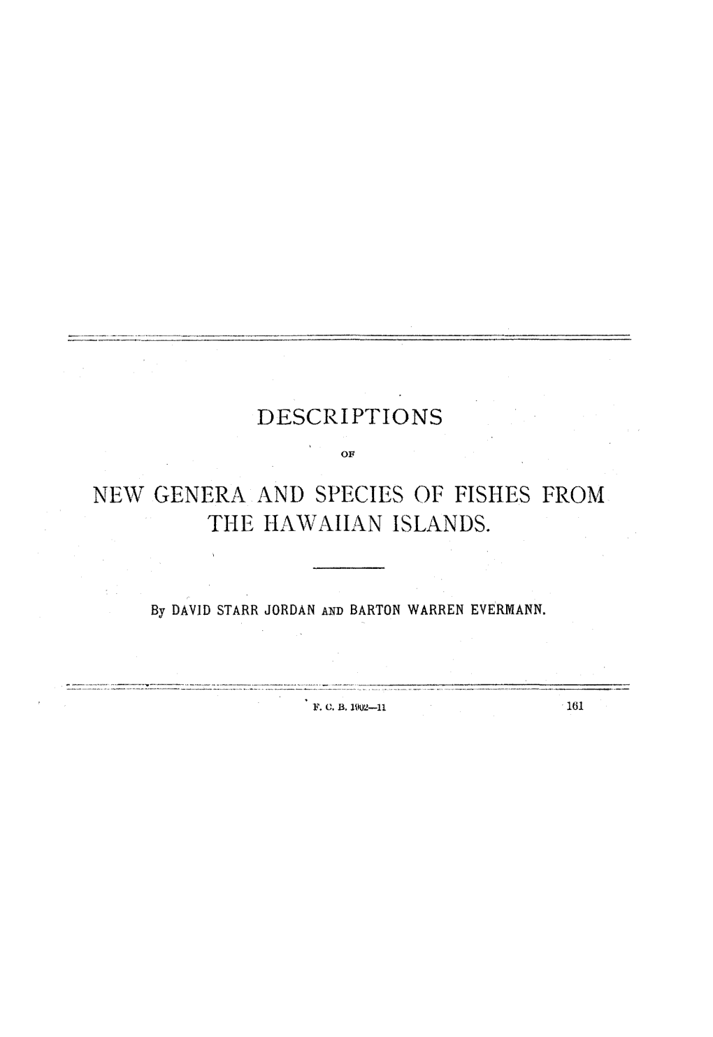 Bulletin of the United States Fish Commission