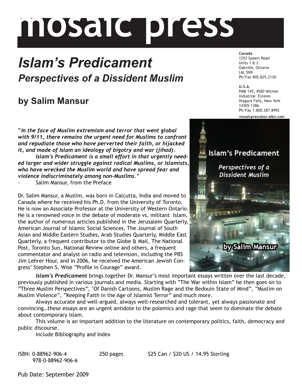 Islam's Predicament