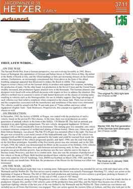 Jagdpanzer 38 Hetzer Early