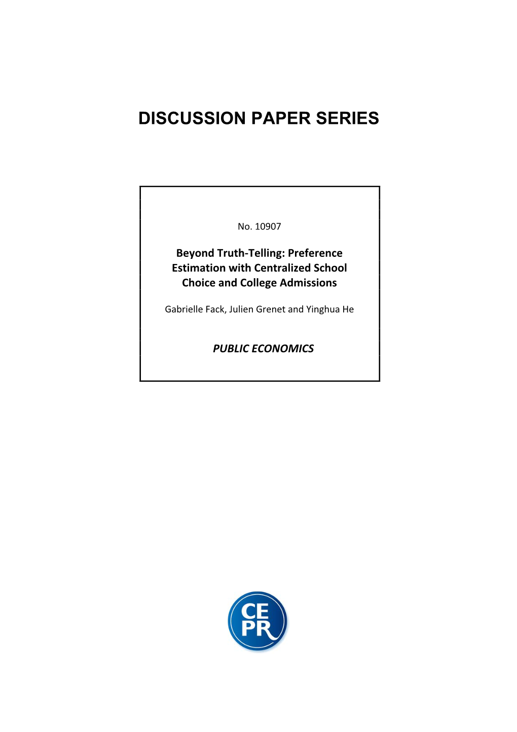 Preference Estimation with Centralized School Choice and College Admissions