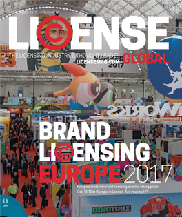 Europe's Most Important Licensing Event Is Taking Place Oct. 10-12 at Olympia in London. Are You Ready?