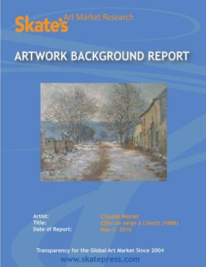 Artwork Background Report