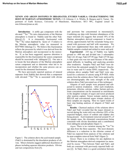 Xenon and Argon Isotopes in Irradiated, Etched Nakhla: Characterising the Host of Martian Atmospheric Xenon