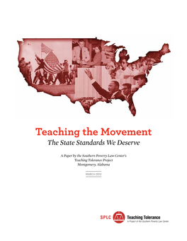Teaching the Movement the State Standards We Deserve