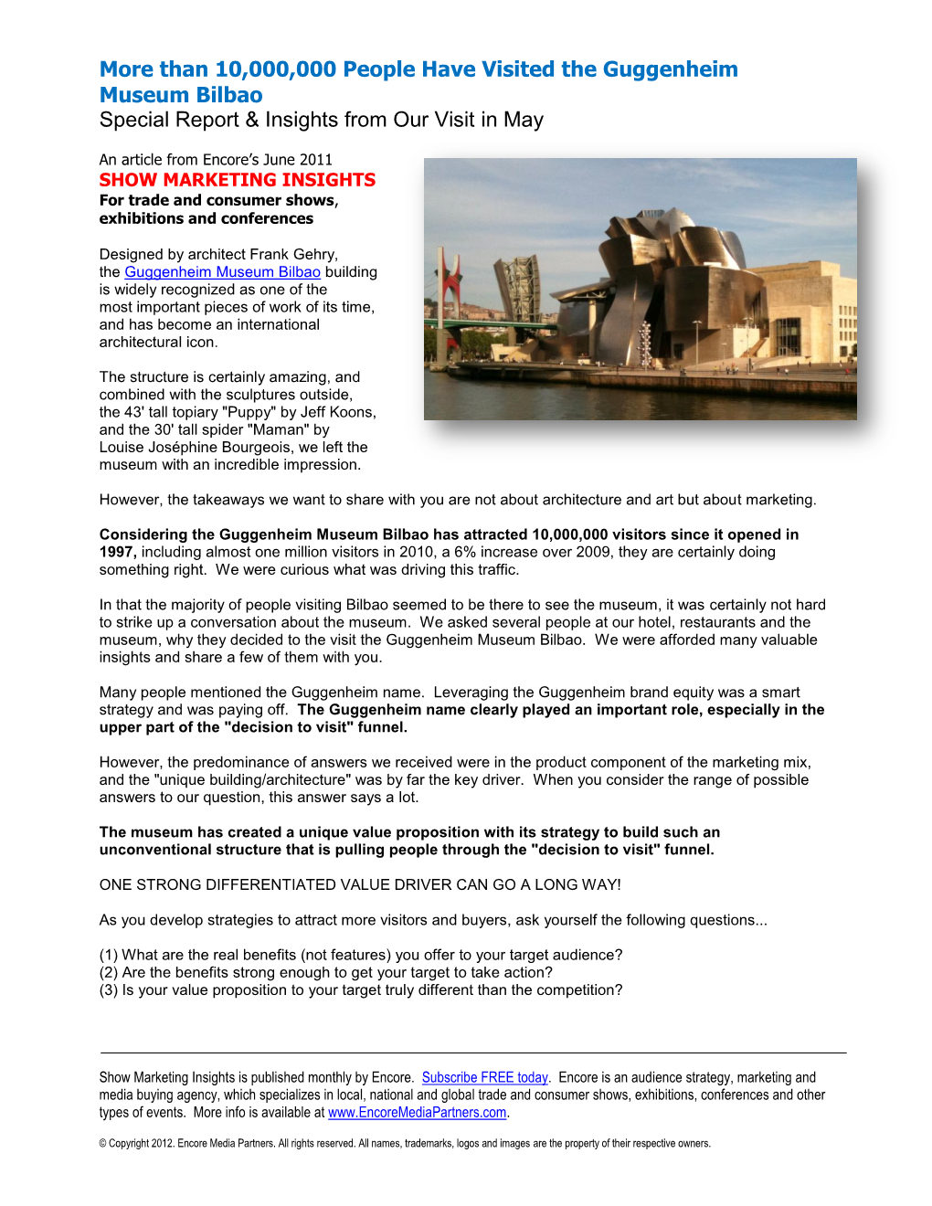 More Than 10,000,000 People Have Visited the Guggenheim Museum Bilbao Special Report & Insights from Our Visit in May