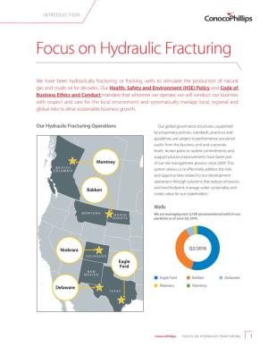Focus on Hydraulic Fracturing