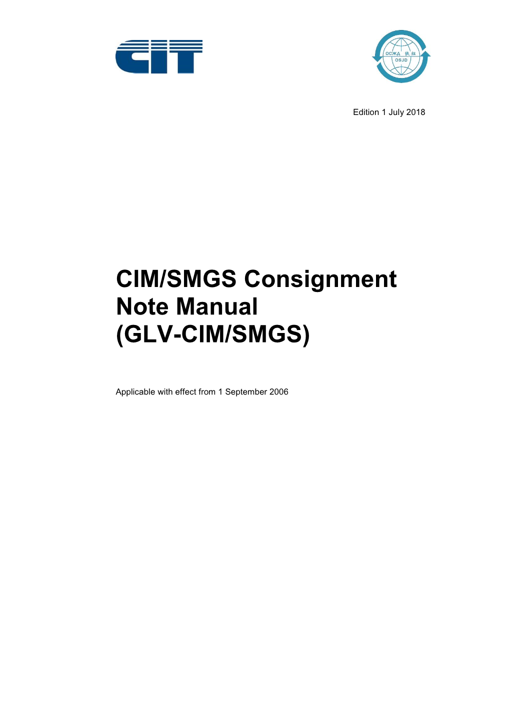 Handbuch CIM/SMGS