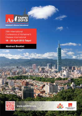 Abstract Booklet 28Th International Conference of Alzheimer's Disease International 18