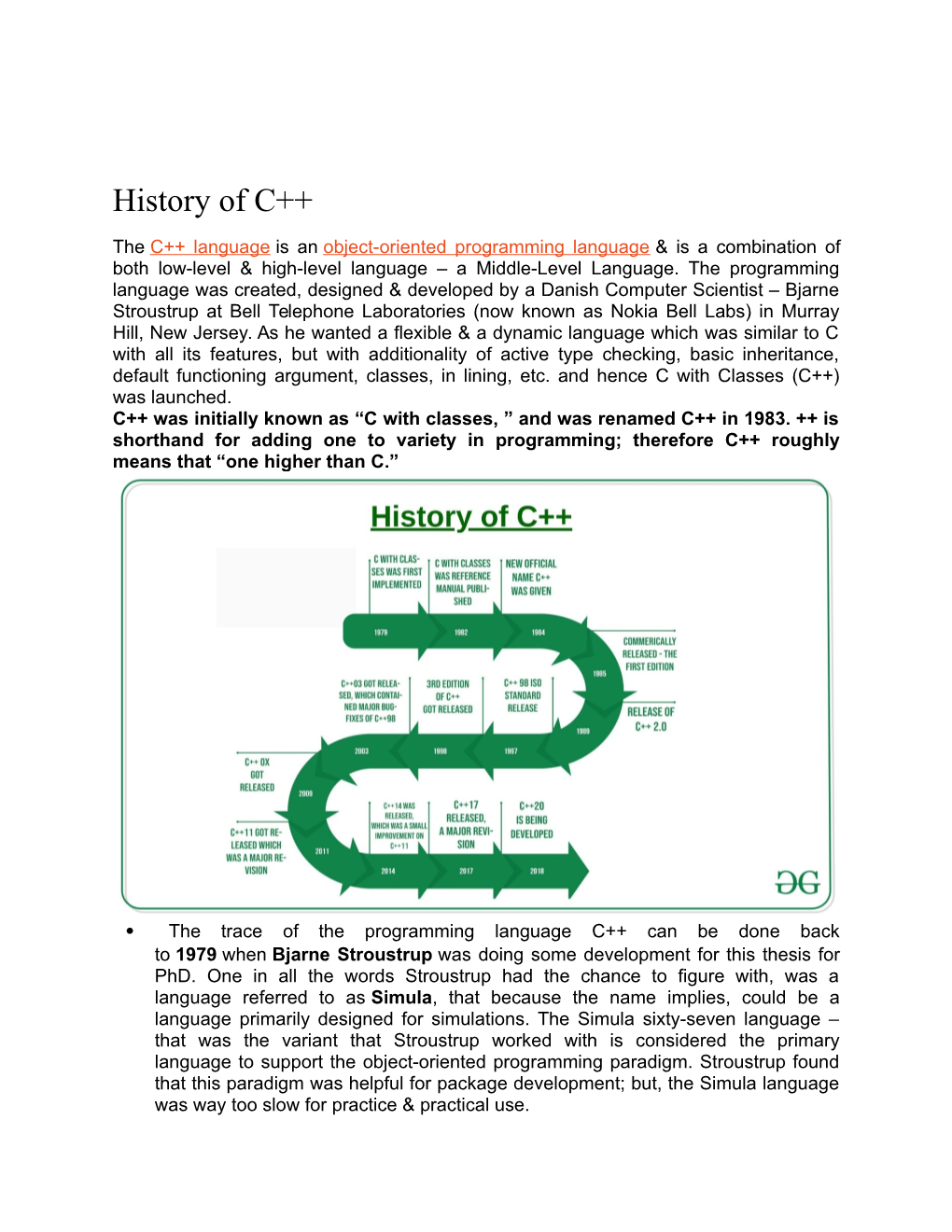 History of C++.Pdf