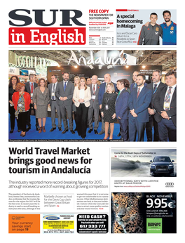 World Travel Market Brings Good News for Tourism in Andalucía