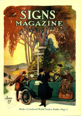 Signs of the Times Magazine for 1921
