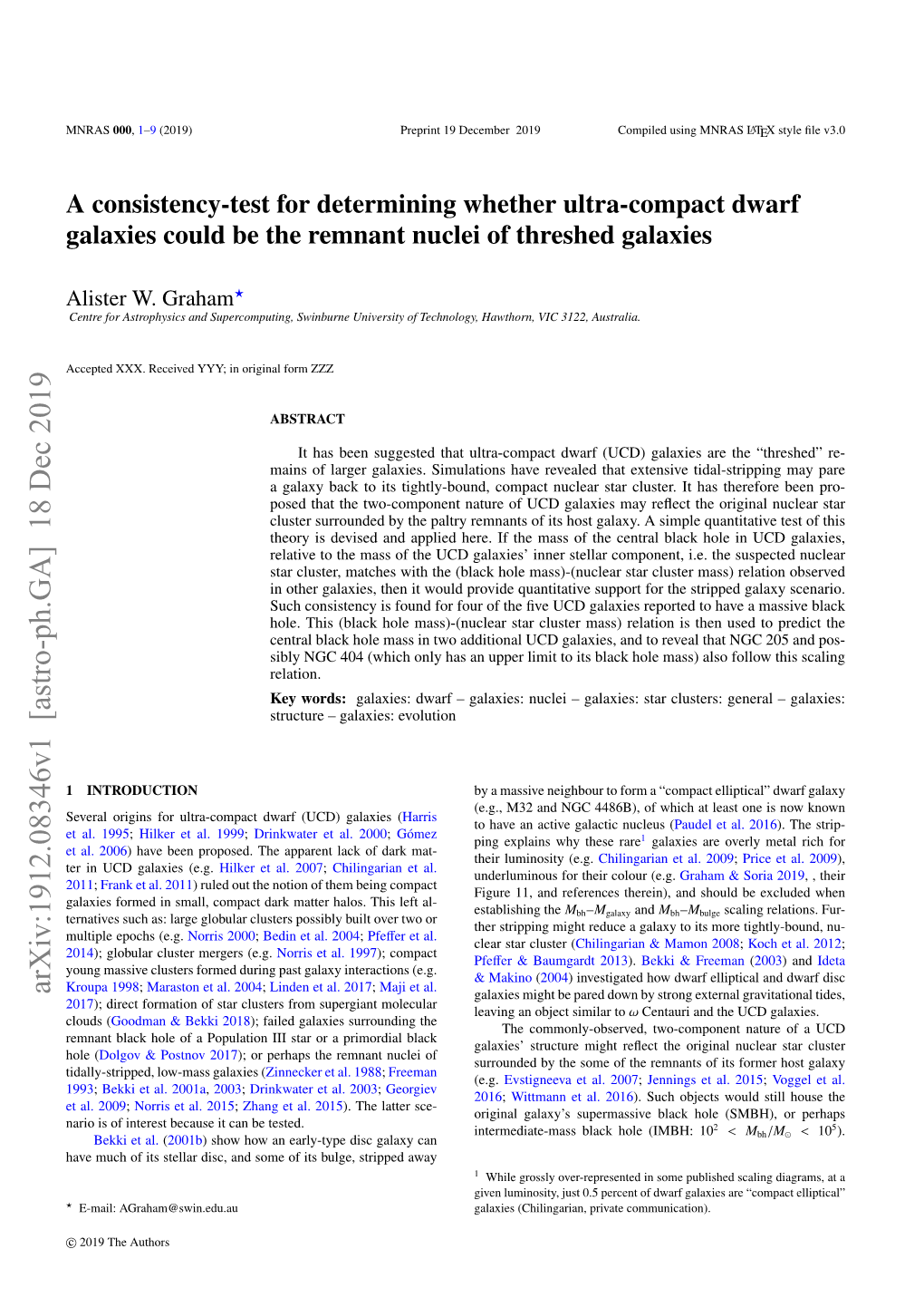 A Consistency-Test for Determining Whether Ultra-Compact Dwarf Galaxies Could Be the Remnant Nuclei of Threshed Galaxies