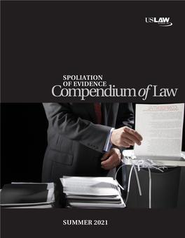 USLAW NETWORK Spoliation of Evidence Compendium Of